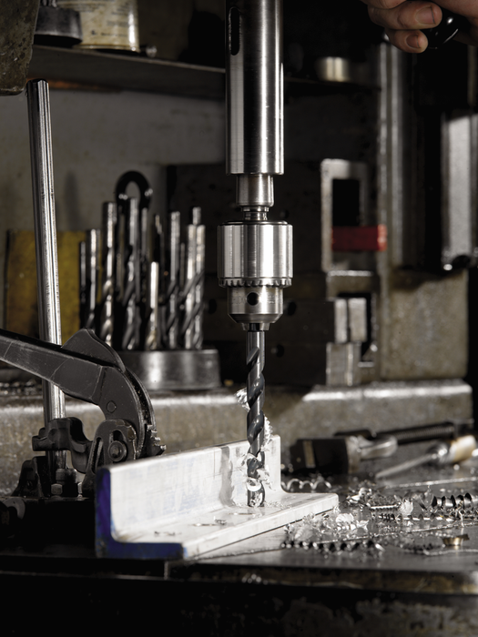 9/16 In. x 6 In. Fractional Reduced Shank Black Oxide Drill Bit