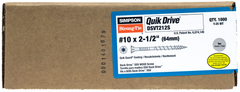 Simpson Strong-Tie DSVT212S Deck-Drive™ DSV WOOD Screw (Collated) — #10 x 2-1/2 in. T25 6-Lobe, Tan (1000-Qty)