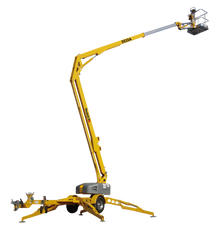 Rent a 55' Towable Pull Behind  Lift, Knuckle Boom