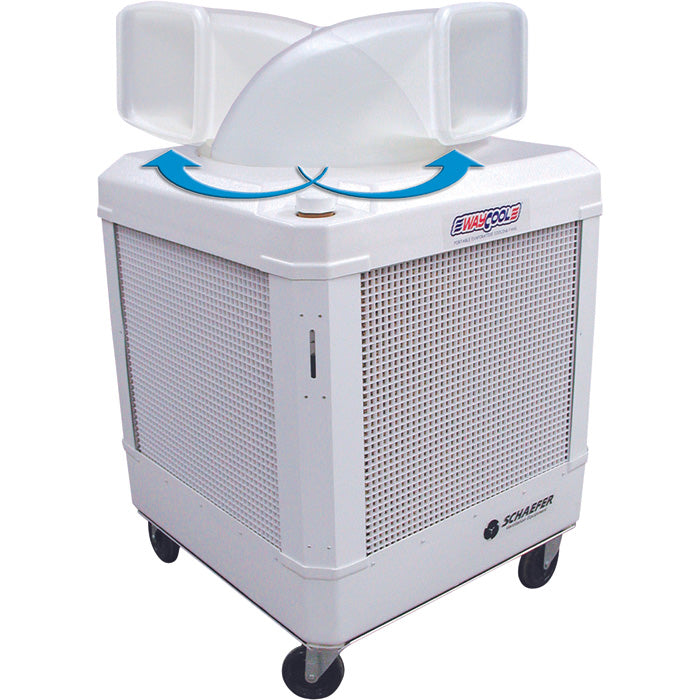 Rent an Evaporative Cooling Fan (not air conditioner)