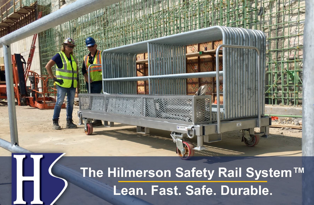 Safety Rail System, Non Penetrating, 236FT Total