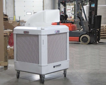 Rent an Evaporative Cooling Fan (not air conditioner)