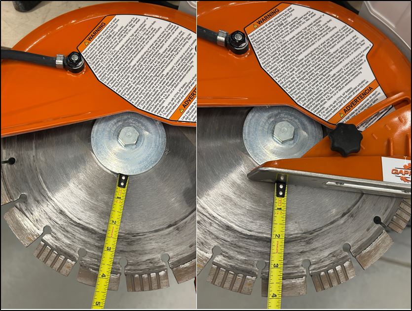Rent a Cut-Quick Saw, Battery, 12" Blade, Wet/Dry