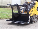 42^ Mini Skid Steer Brush Grapple. Open Rib Bottom. Stand On