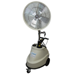 Self Contained Portable Misting Fan, 24^,1000PSI mist